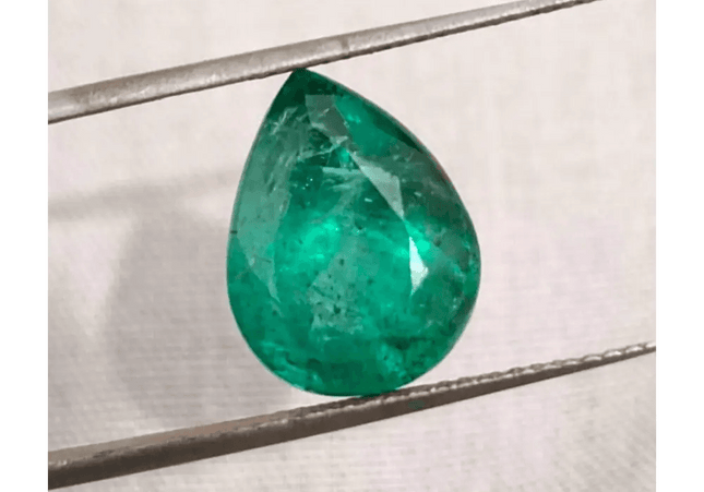 4.60ct Zambian Emerald Certified By GSI - SMSGEMS 