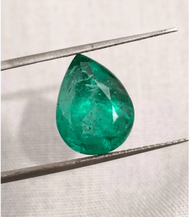 4.60ct Zambian Emerald Certified By GSI - SMSGEMS 