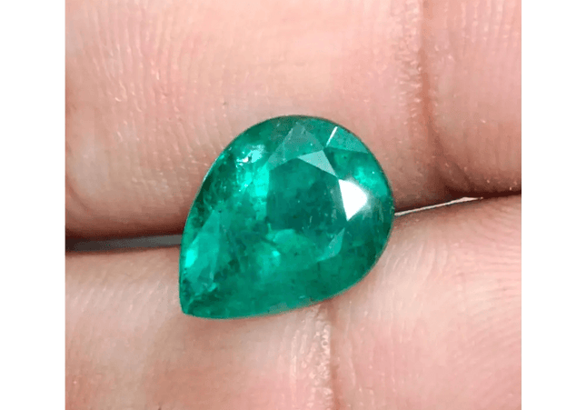 4.60ct Zambian Emerald Certified By GSI - SMSGEMS 