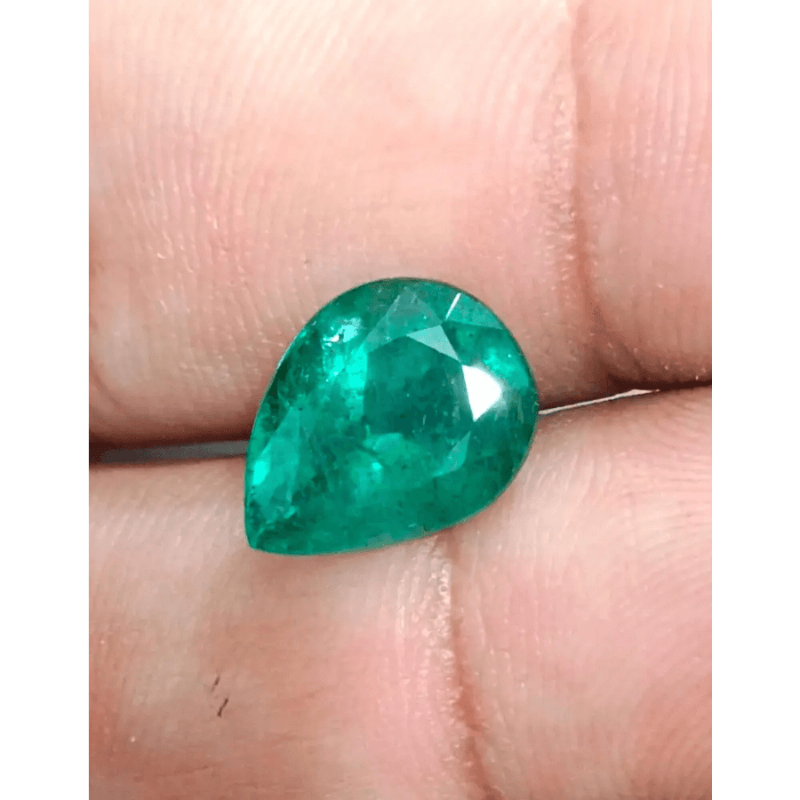 4.60ct Zambian Emerald Certified By GSI - SMSGEMS 