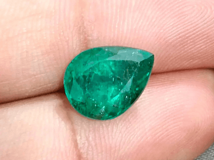 4.60ct Zambian Emerald Certified By GSI - SMSGEMS 