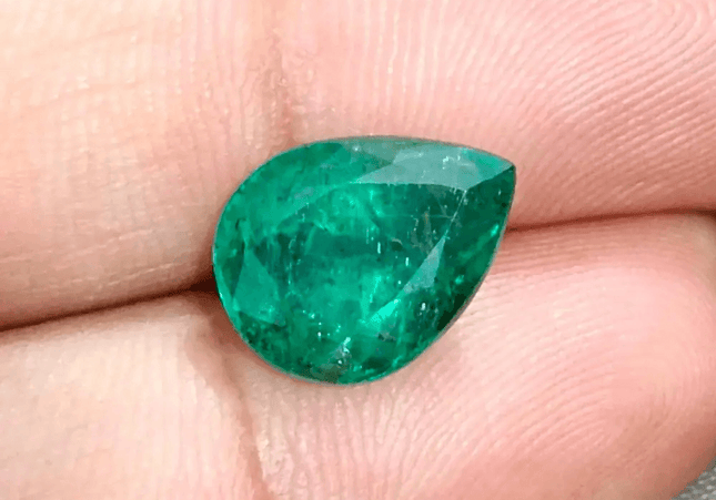 4.60ct Zambian Emerald Certified By GSI - SMSGEMS 
