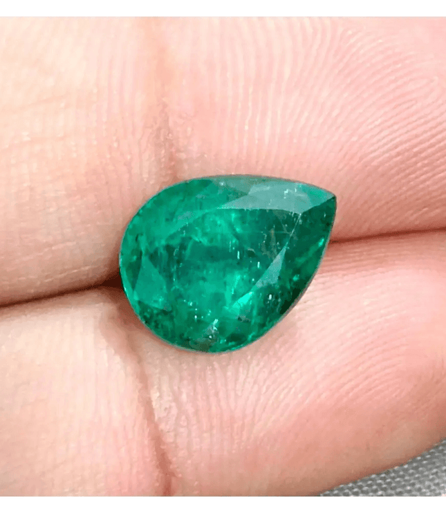 4.60ct Zambian Emerald Certified By GSI - SMSGEMS 