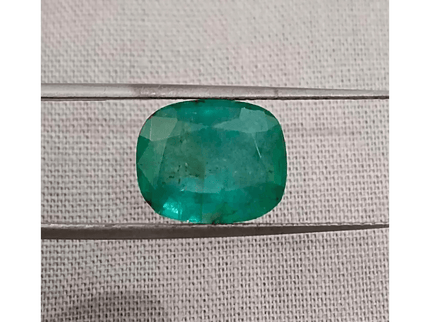GSI Certified 4.74ct Zambian Emerald , 100% Natural Earth Mined Gemstone - SMSGEMS 