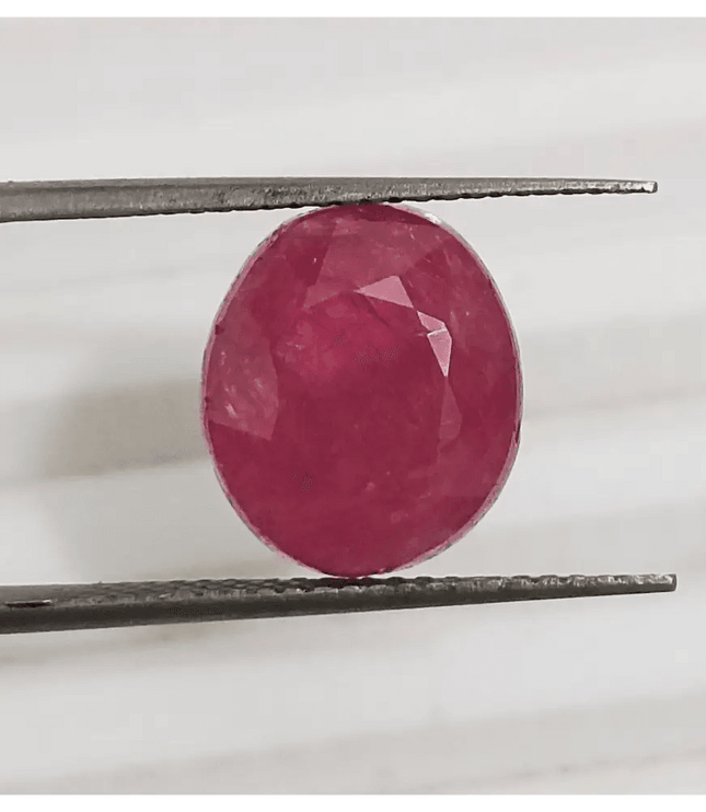 4.92ct Natural Untreated Ruby Stunning Natural Ruby 4.92ct Ruby 4.92ct Untreated Gemstone - SMSGEMS 
