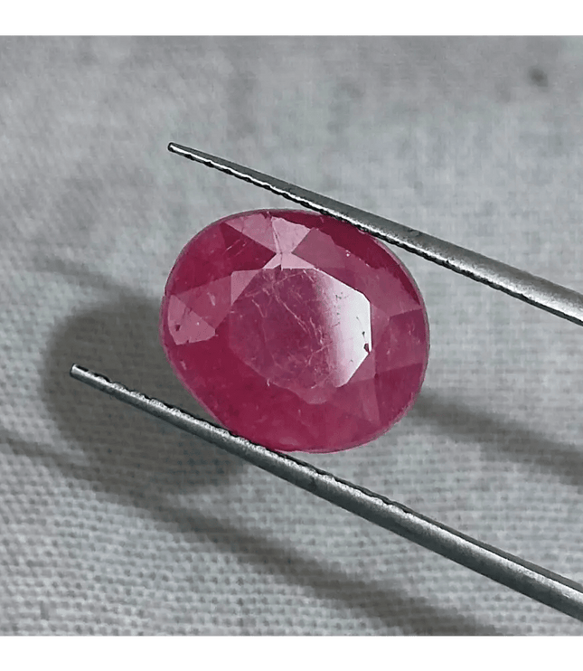 4.92ct Natural Untreated Ruby Stunning Natural Ruby 4.92ct Ruby 4.92ct Untreated Gemstone - SMSGEMS 