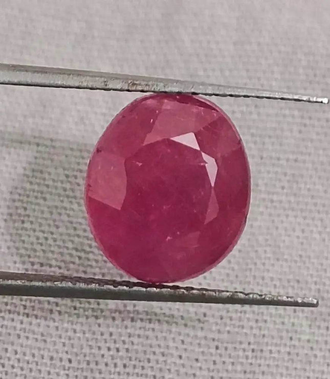 4.92ct Natural Untreated Ruby Stunning Natural Ruby 4.92ct Ruby 4.92ct Untreated Gemstone - SMSGEMS 