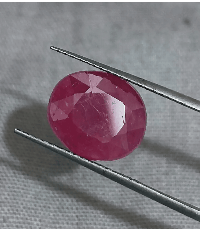 4.92ct Natural Untreated Ruby Stunning Natural Ruby 4.92ct Ruby 4.92ct Untreated Gemstone - SMSGEMS 