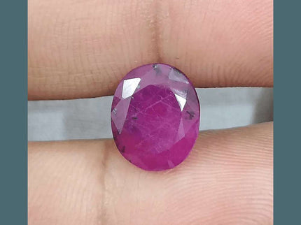 4.96ct Mozambique Ruby GSI Certified Natural Gemstone - SMSGEMS 