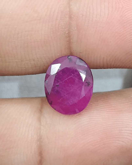 4.96ct Mozambique Ruby GSI Certified Natural Gemstone - SMSGEMS 