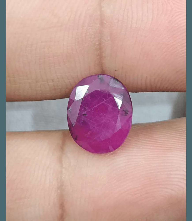 4.96ct Mozambique Ruby GSI Certified Natural Gemstone - SMSGEMS 