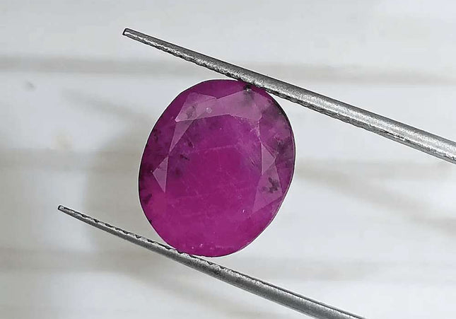 4.96ct Mozambique Ruby GSI Certified Natural Gemstone - SMSGEMS 