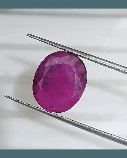 4.96ct Mozambique Ruby GSI Certified Natural Gemstone - SMSGEMS 