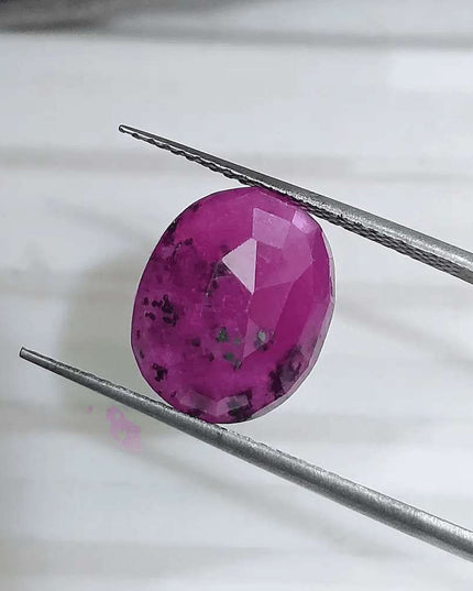 4.96ct Mozambique Ruby GSI Certified Natural Gemstone - SMSGEMS 
