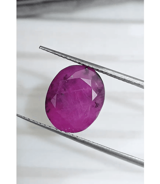 4.96ct Mozambique Ruby GSI Certified Natural Gemstone - SMSGEMS 