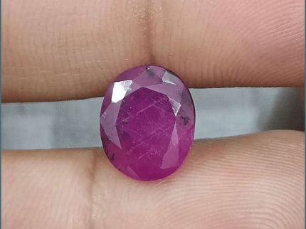 4.96ct Mozambique Ruby GSI Certified Natural Gemstone - SMSGEMS 