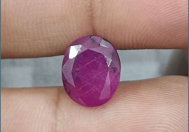4.96ct Mozambique Ruby GSI Certified Natural Gemstone - SMSGEMS 
