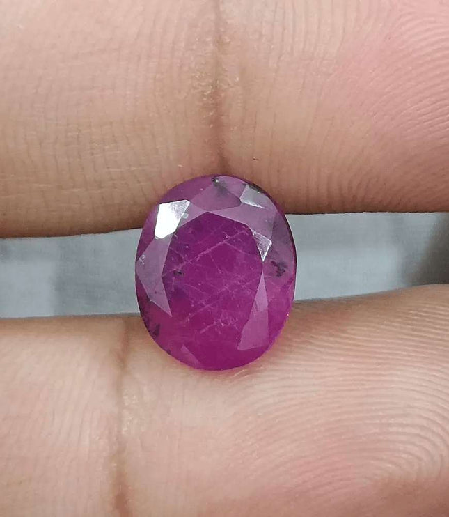 4.96ct Mozambique Ruby GSI Certified Natural Gemstone - SMSGEMS 