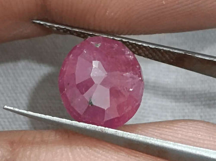 GSI Certified 5.00ct Ruby Natural Untreated Gemstone - SMSGEMS 