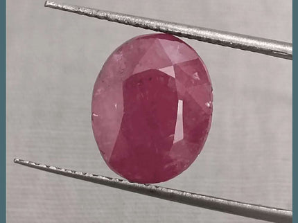 GSI Certified 5.00ct Ruby Natural Untreated Gemstone - SMSGEMS 