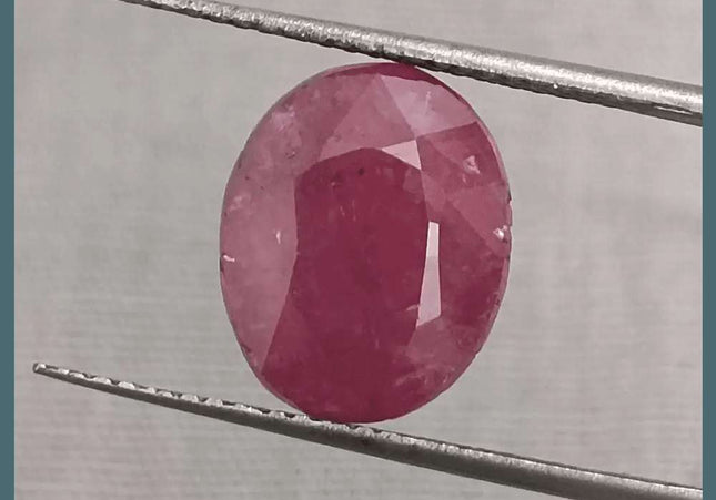 GSI Certified 5.00ct Ruby Natural Untreated Gemstone - SMSGEMS 
