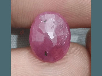 GSI Certified 5.00ct Ruby Natural Untreated Gemstone - SMSGEMS 