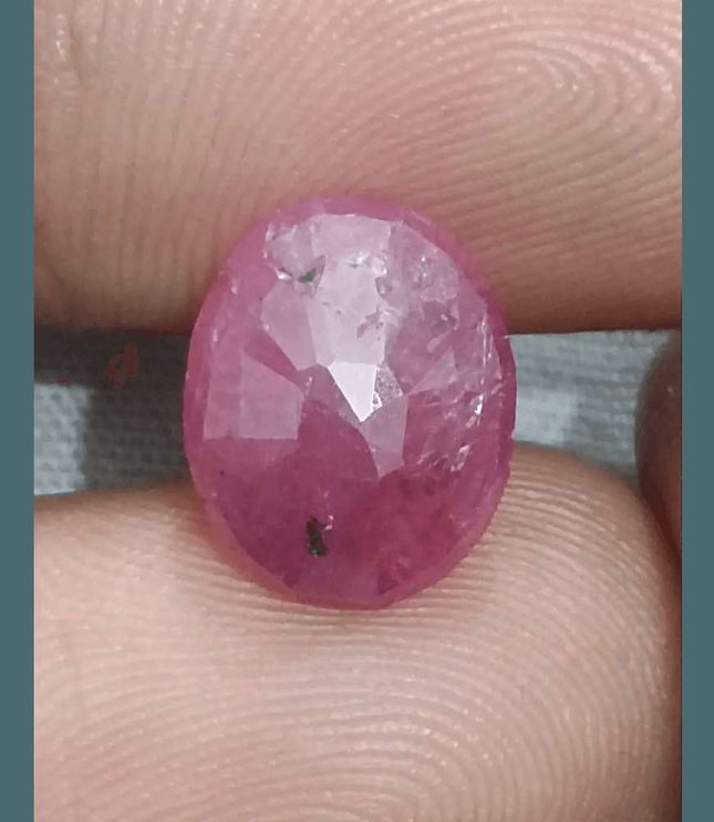 GSI Certified 5.00ct Ruby Natural Untreated Gemstone - SMSGEMS 
