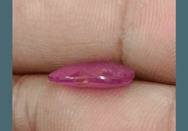 5.29ct Mozambique Ruby Natural Untreated Gemstone GSI Certified - SMSGEMS 