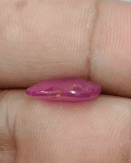 5.29ct Mozambique Ruby Natural Untreated Gemstone GSI Certified - SMSGEMS 