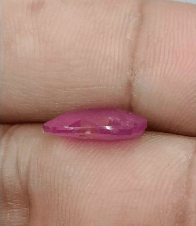 5.29ct Mozambique Ruby Natural Untreated Gemstone GSI Certified - SMSGEMS 