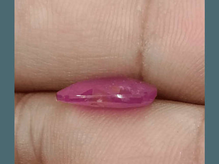 5.29ct Mozambique Ruby Natural Untreated Gemstone GSI Certified - SMSGEMS 