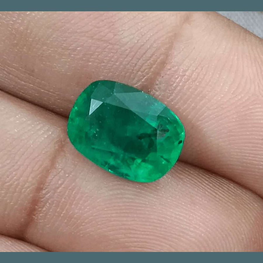 GSI Certified 5.49ct Alpine Green Natural Gemstone - SMSGEMS 