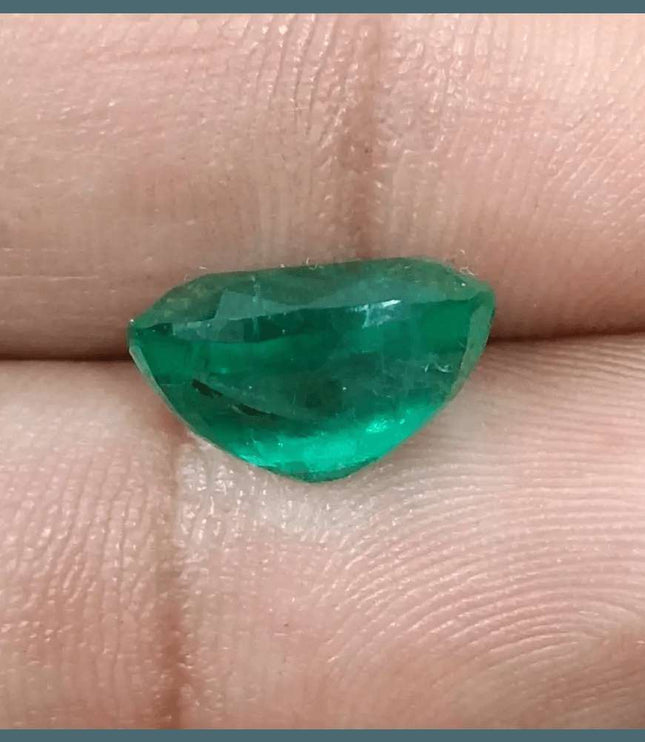 GSI Certified 5.49ct Alpine Green Natural Gemstone - SMSGEMS 