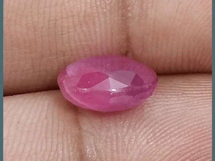 GSI Certified 5.49ct Ruby , 100% Natural Ruby - SMSGEMS 