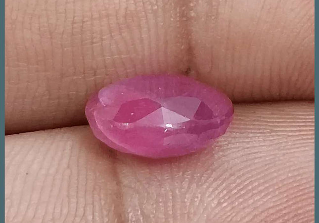 GSI Certified 5.49ct Ruby , 100% Natural Ruby - SMSGEMS 