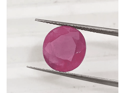 GSI Certified 5.49ct Ruby , 100% Natural Ruby - SMSGEMS 