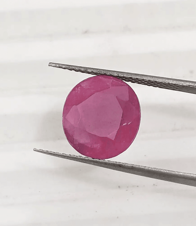 GSI Certified 5.49ct Ruby , 100% Natural Ruby - SMSGEMS 