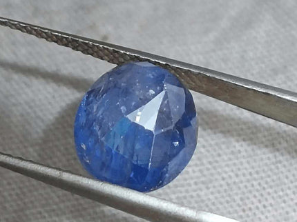GSI Certified 5.68ct Deep Blue Sapphire - SMSGEMS 