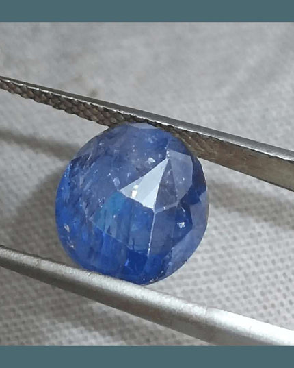 GSI Certified 5.68ct Deep Blue Sapphire - SMSGEMS 