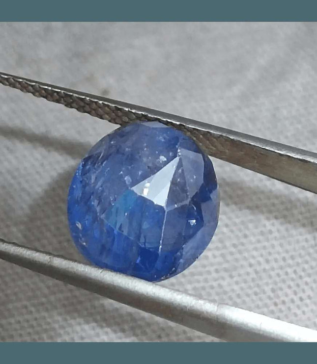 GSI Certified 5.68ct Deep Blue Sapphire - SMSGEMS 