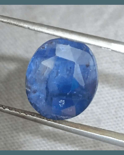 GSI Certified 5.68ct Deep Blue Sapphire - SMSGEMS 