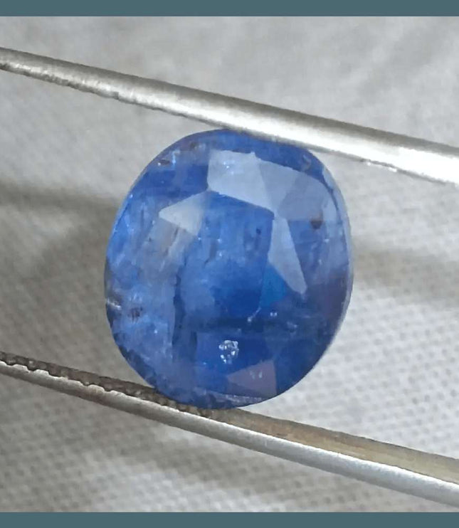 GSI Certified 5.68ct Deep Blue Sapphire - SMSGEMS 
