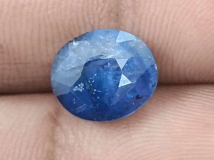 GSI Certified 5.68ct Deep Blue Sapphire - SMSGEMS 