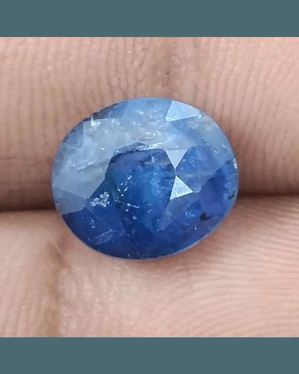 GSI Certified 5.68ct Deep Blue Sapphire - SMSGEMS 