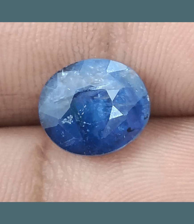GSI Certified 5.68ct Deep Blue Sapphire - SMSGEMS 