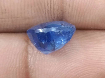 GSI Certified 5.68ct Deep Blue Sapphire - SMSGEMS 