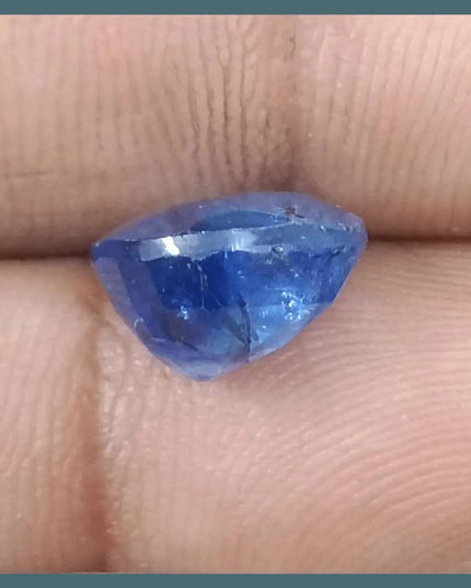 GSI Certified 5.68ct Deep Blue Sapphire - SMSGEMS 