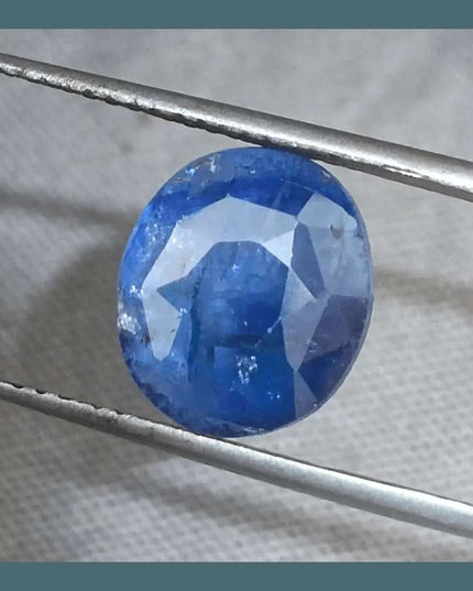 GSI Certified 5.68ct Deep Blue Sapphire - SMSGEMS 