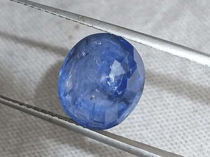 GSI Certified 5.68ct Deep Blue Sapphire - SMSGEMS 