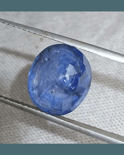 GSI Certified 5.68ct Deep Blue Sapphire - SMSGEMS 